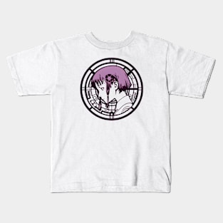 Enter the Digital Realm: Cyberpunk Aesthetics, Mind-Bending Anime, and Futuristic Manga Art Kids T-Shirt